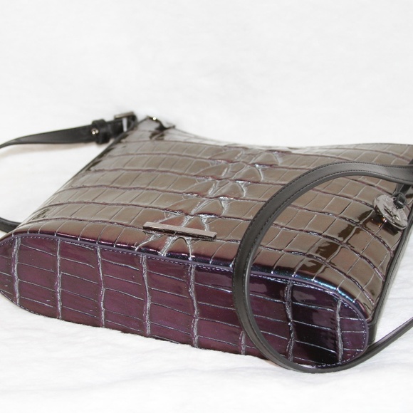 NWT Brahmin Katie Heroic Purple Kingstone Purse - Picture 6 of 8